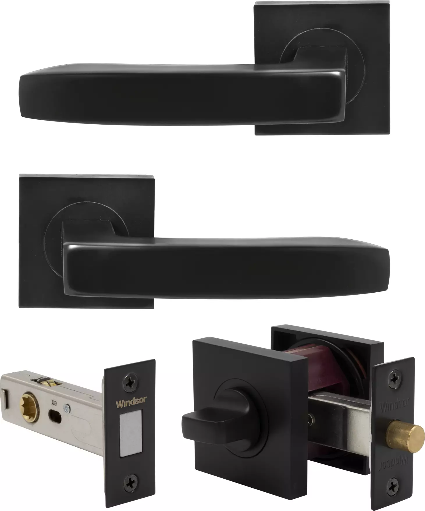 Futura Elite - Corbel Privacy Set - Magn. Latch - BLK