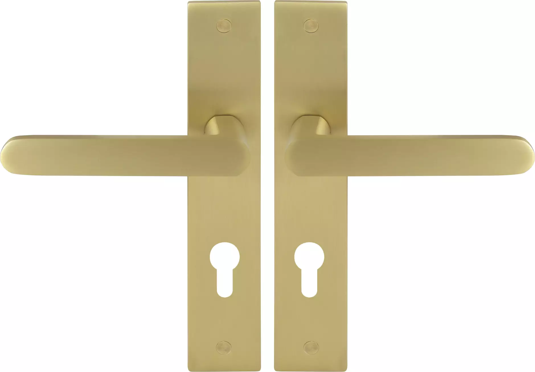 Modella - Longplate Euro Lever Set - MSB