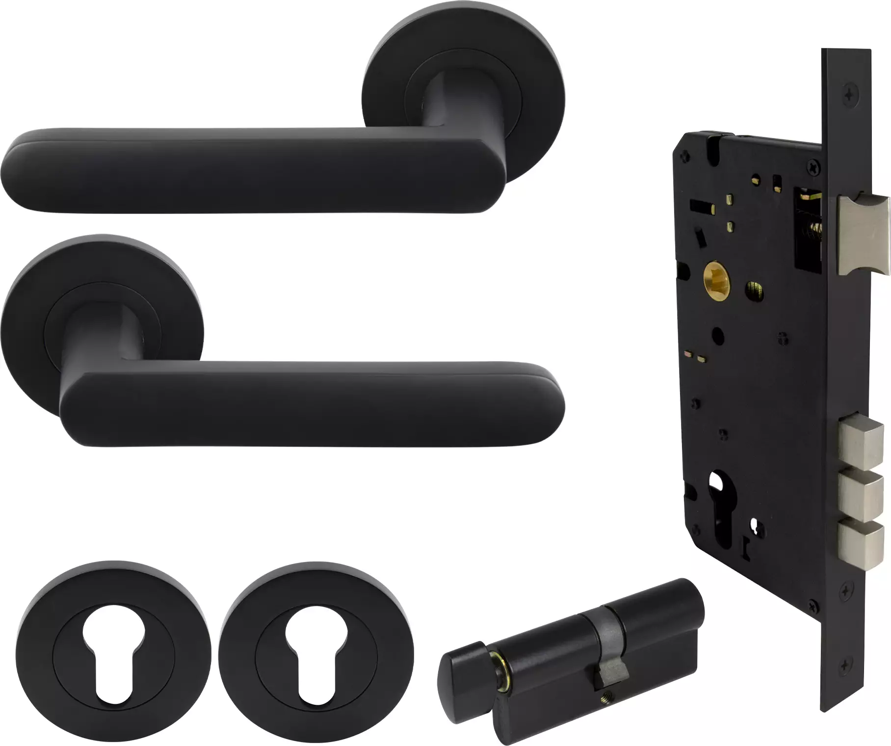 Modella - Round  Rose Entrance Set - K / T - BLK