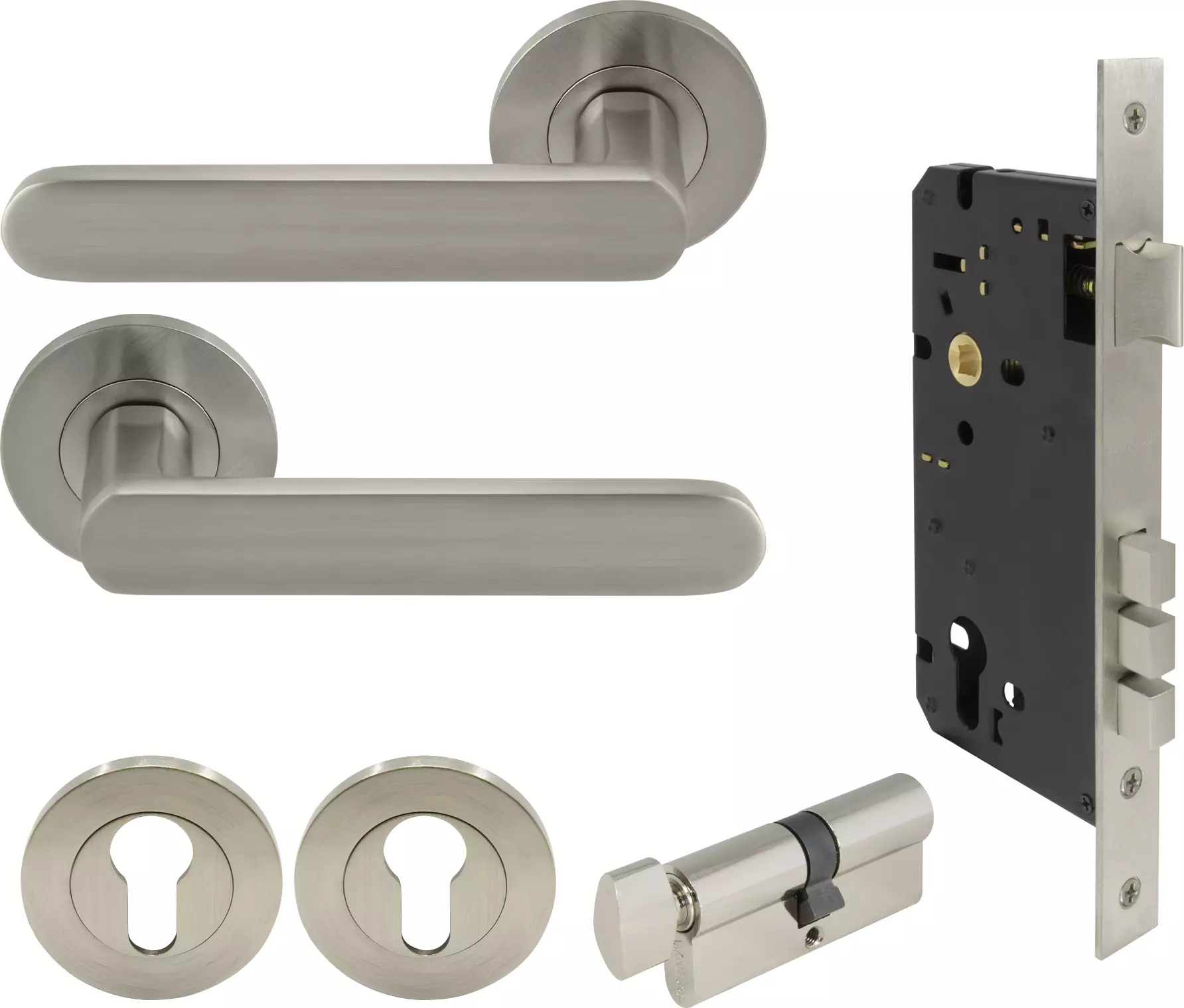 Modella - Round  Rose Entrance Set - K / T - BN