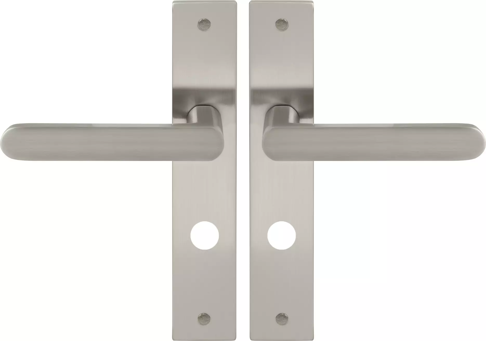 Modella - Longplate Privacy  Lever Set  - BN