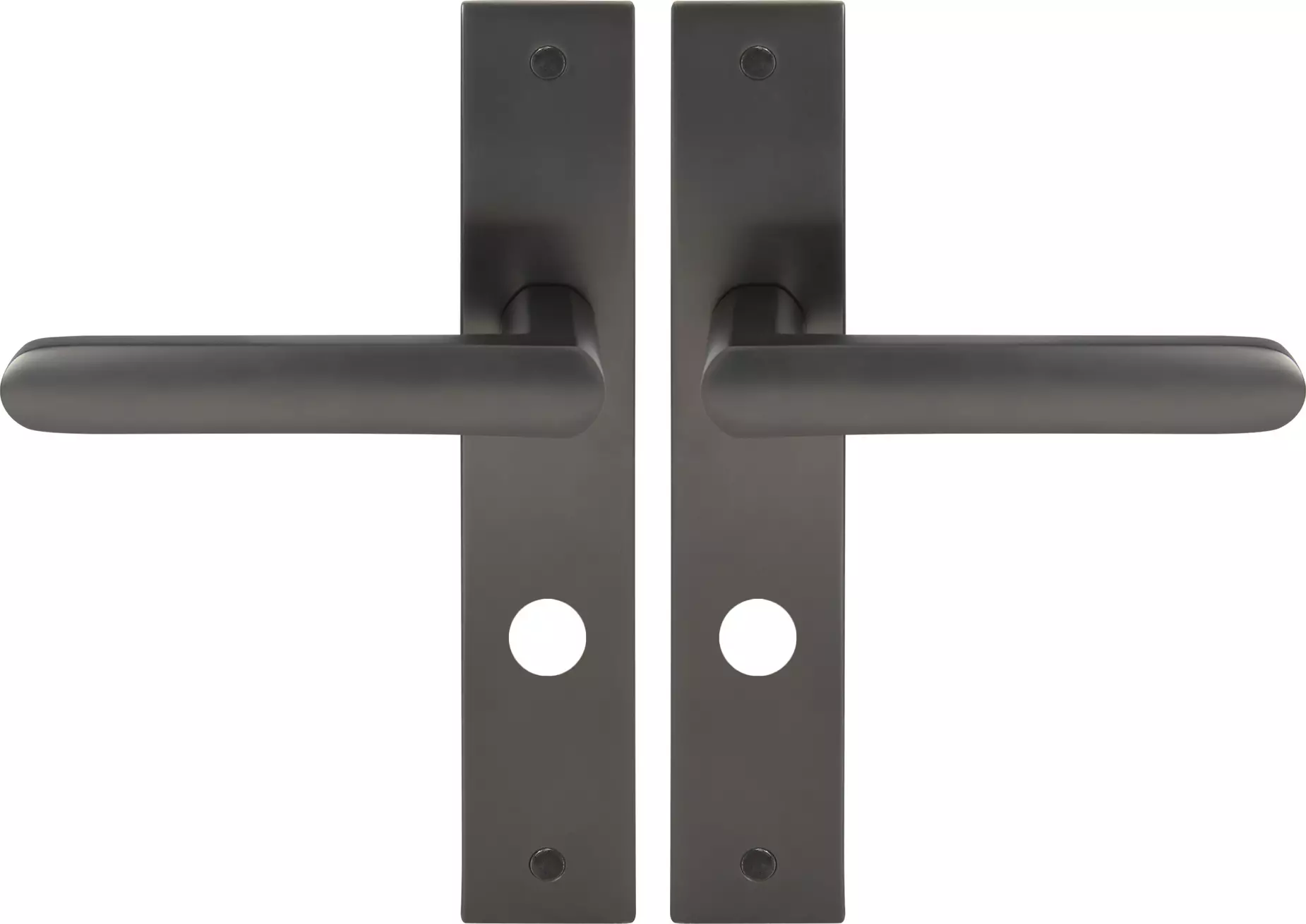 Modella - Longplate Privacy  Lever Set  - GN