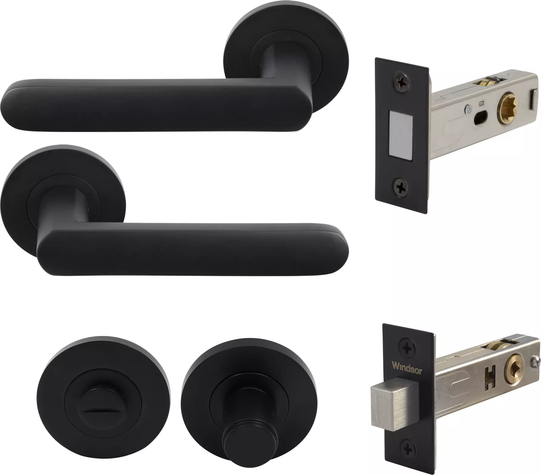 Modella - Rose Privacy Set - Magn. Latch - BLK