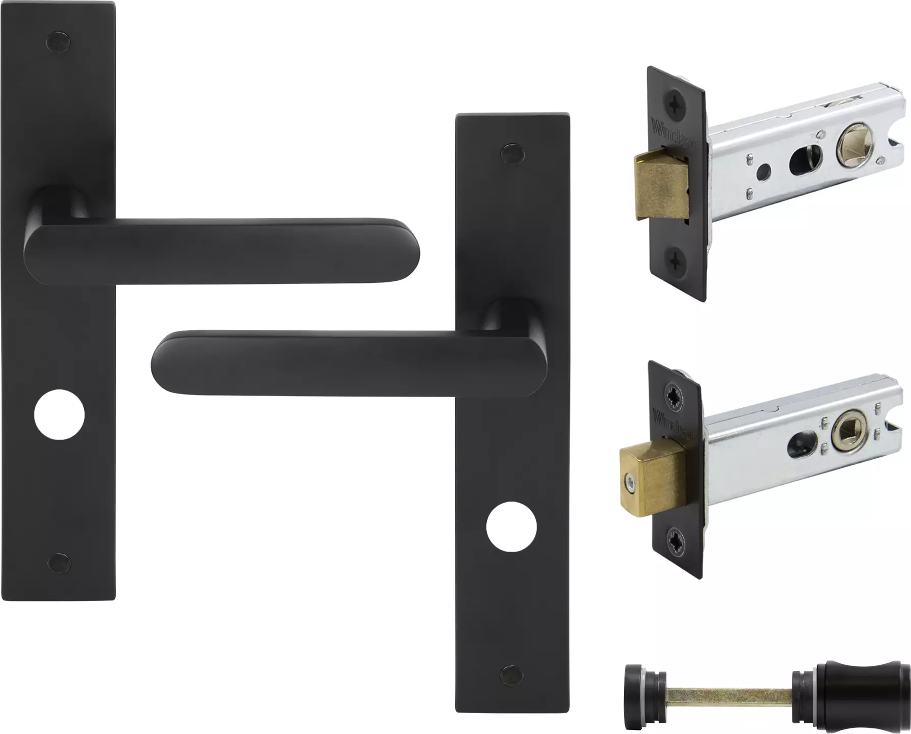 Modella - Longplate Privacy Set - BLK