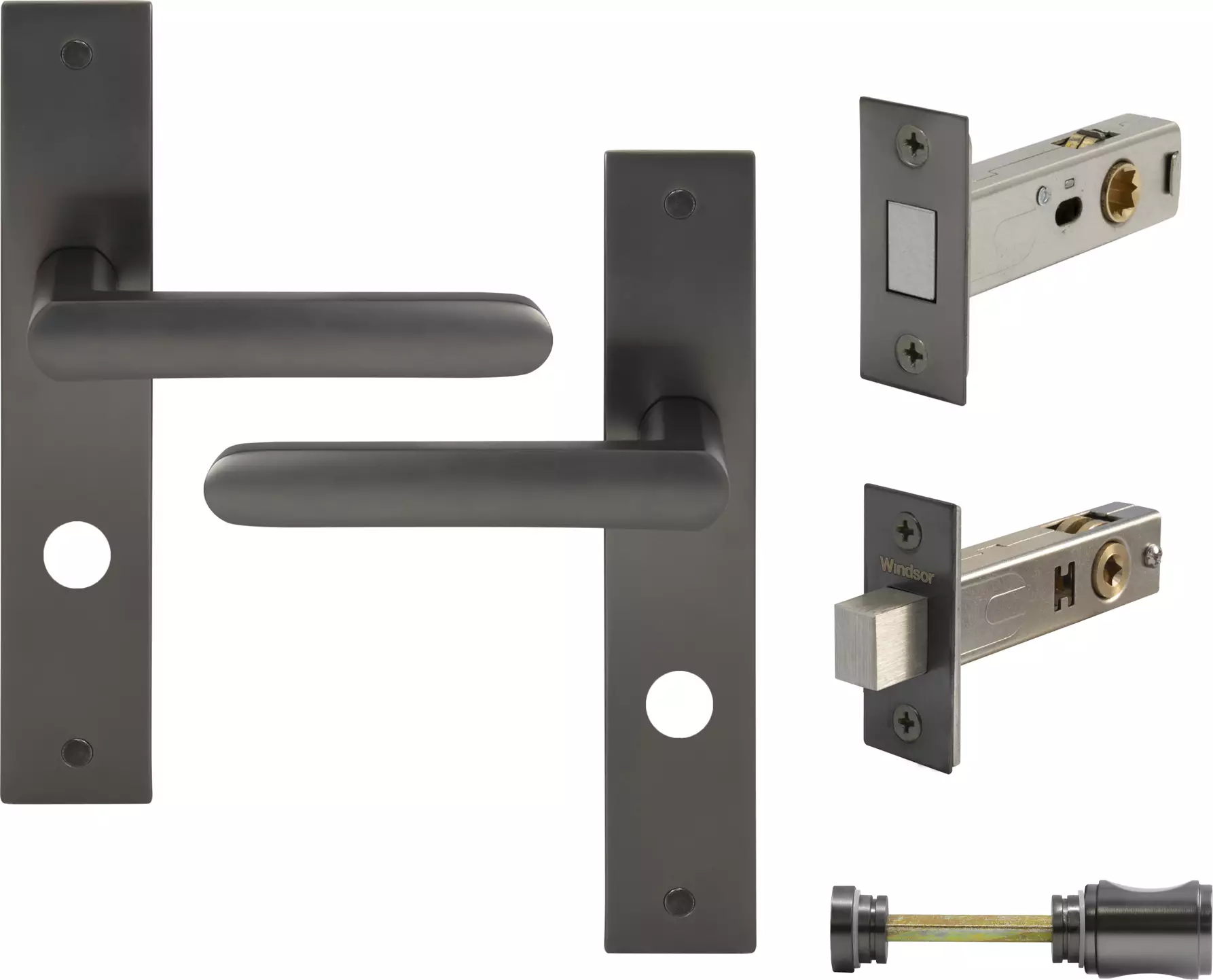 Modella - Longplate Privacy Set - Magn. Latch - GN