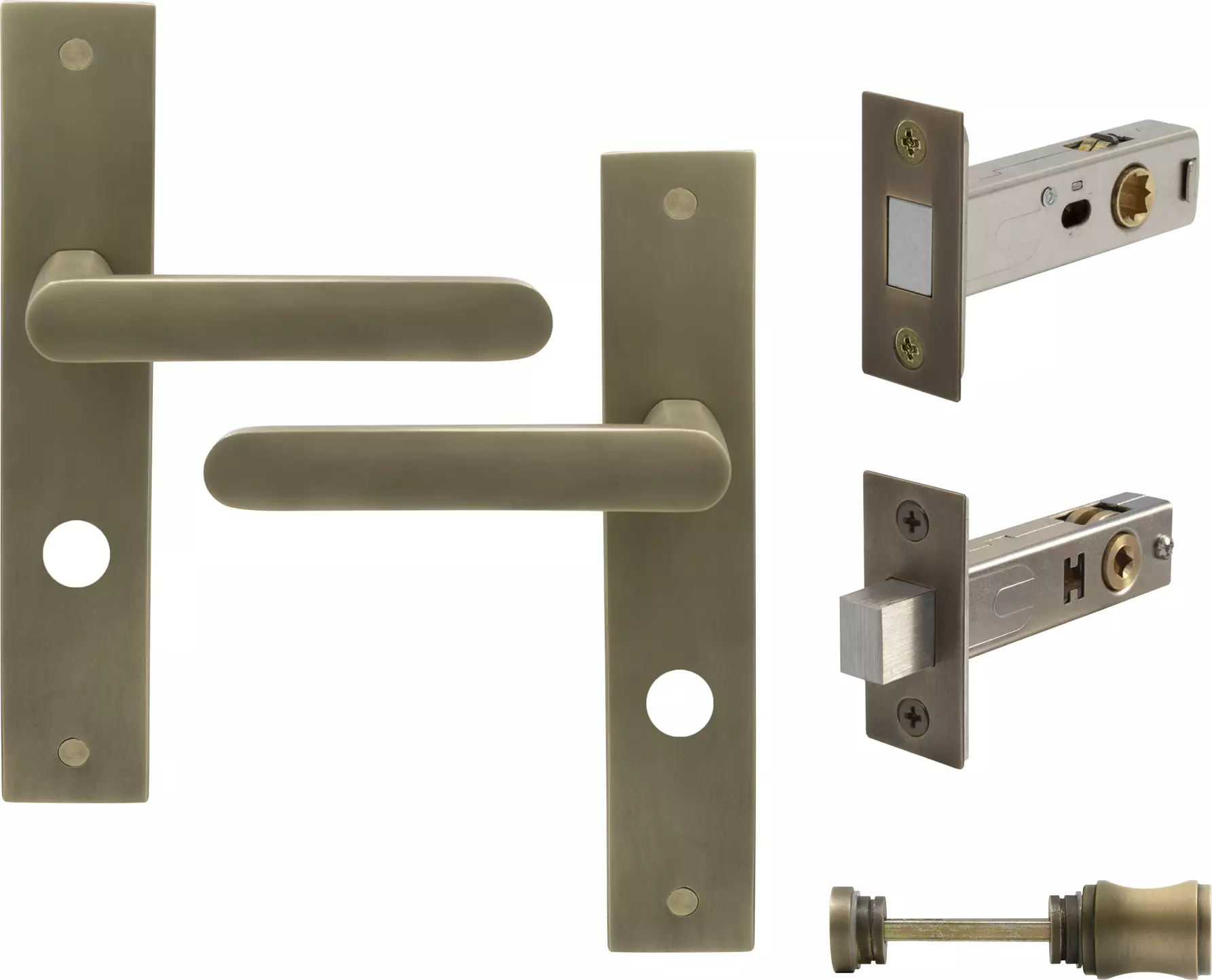 Modella - Longplate Privacy Set - Magn. Latch - RB