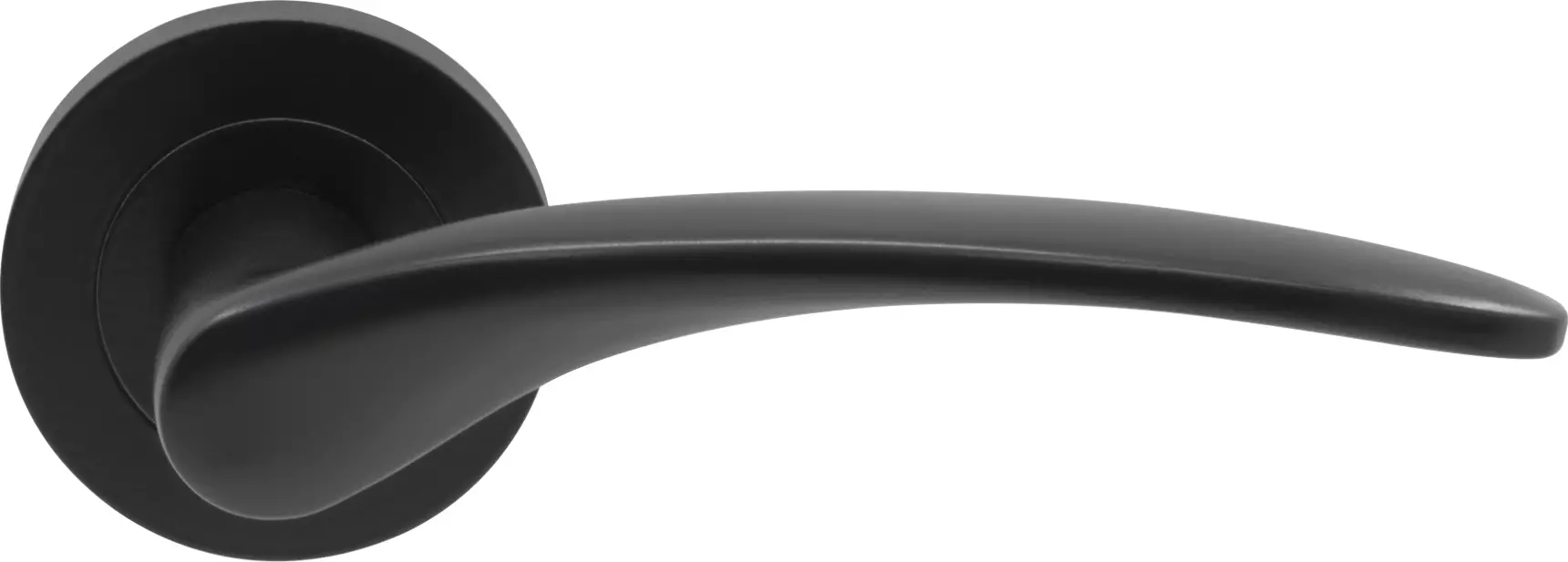 Apollo - Round Rose Dummy Lever - LH - BLK