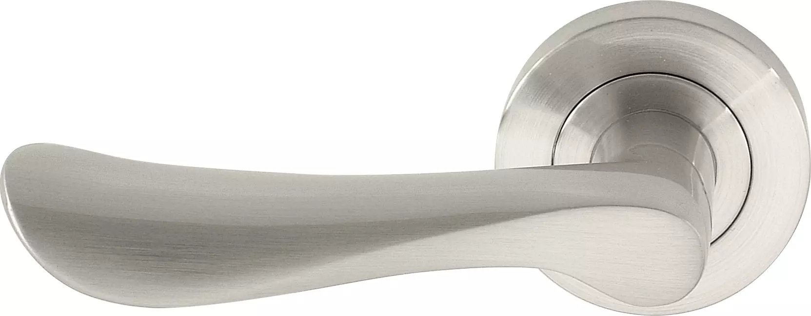 Juno - Round Rose Dummy Lever - RH - BN