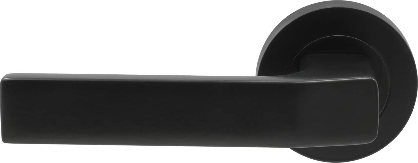 Qube - Round Rose Dummy Lever - BLK