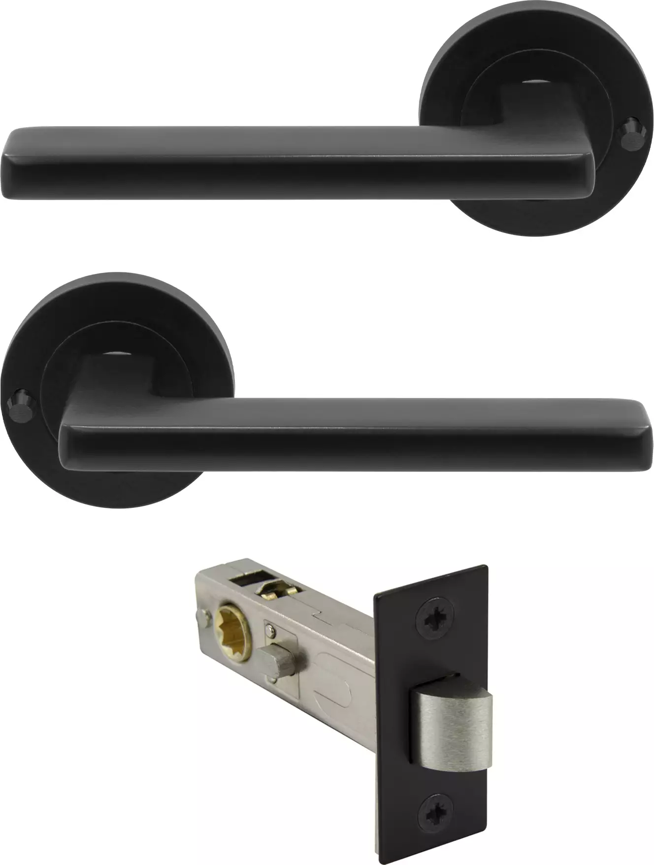 Vector - Round Rose Integrated Privacy Set - BLK