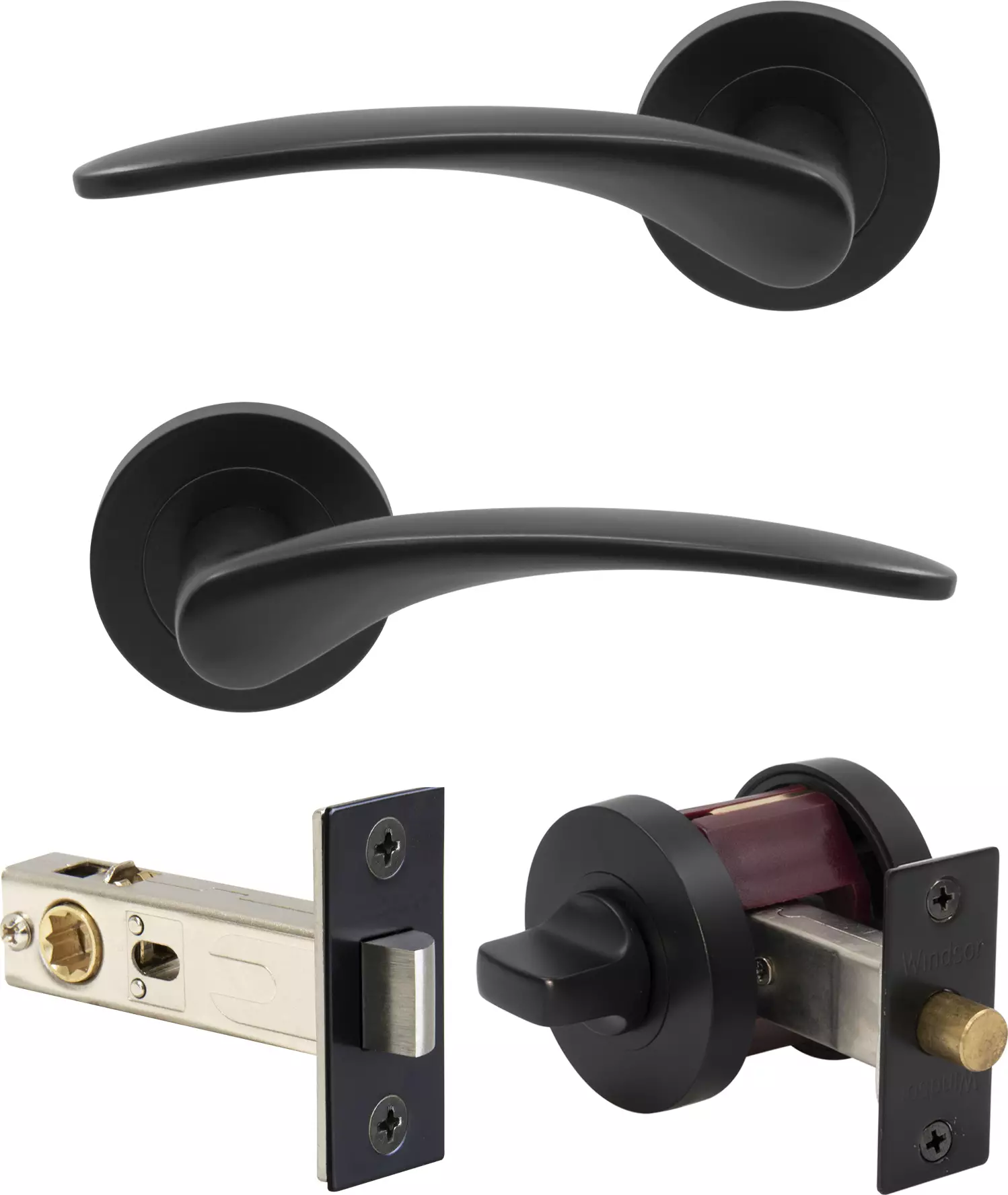 Apollo - Round Rose Privacy Set - BLK