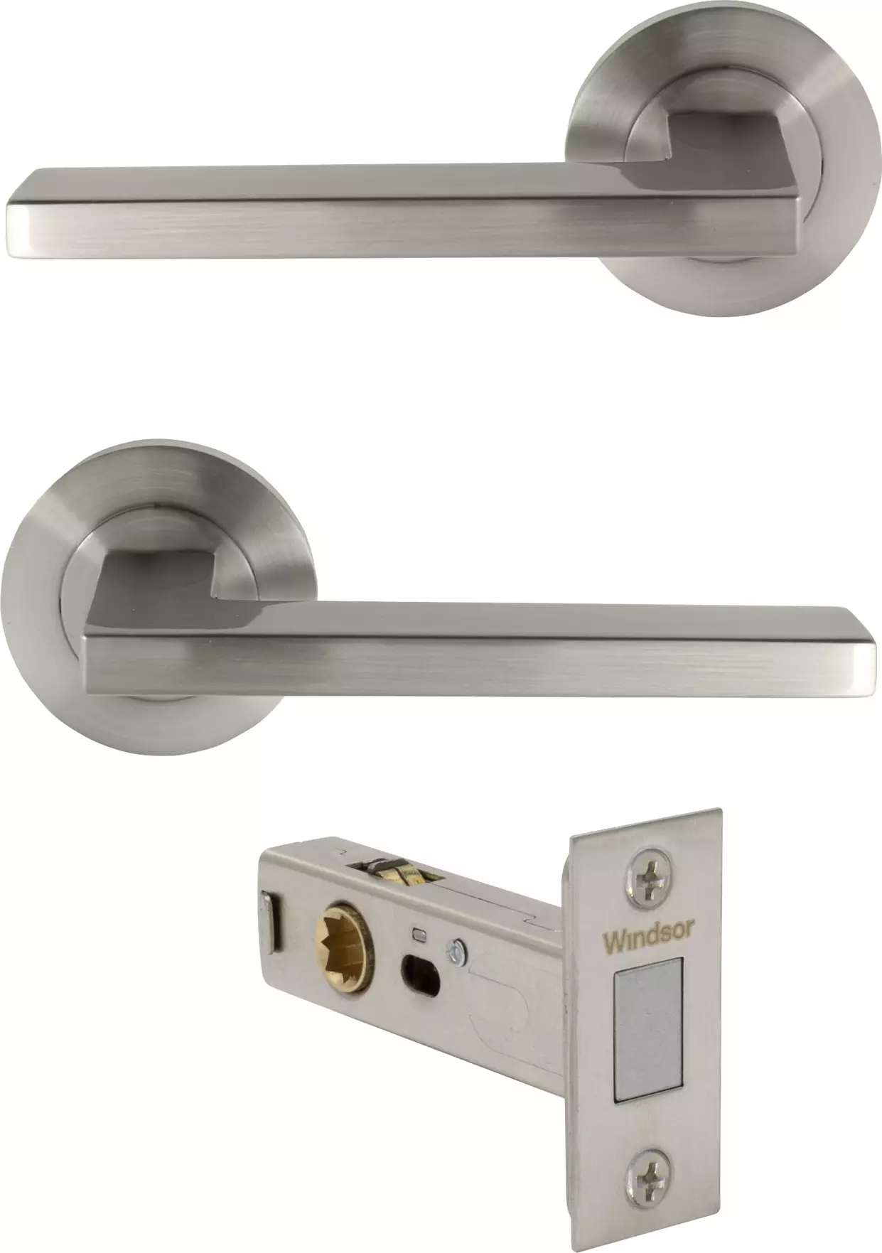 Vector - Round Rose Passage Set - Magn. Latch - BN