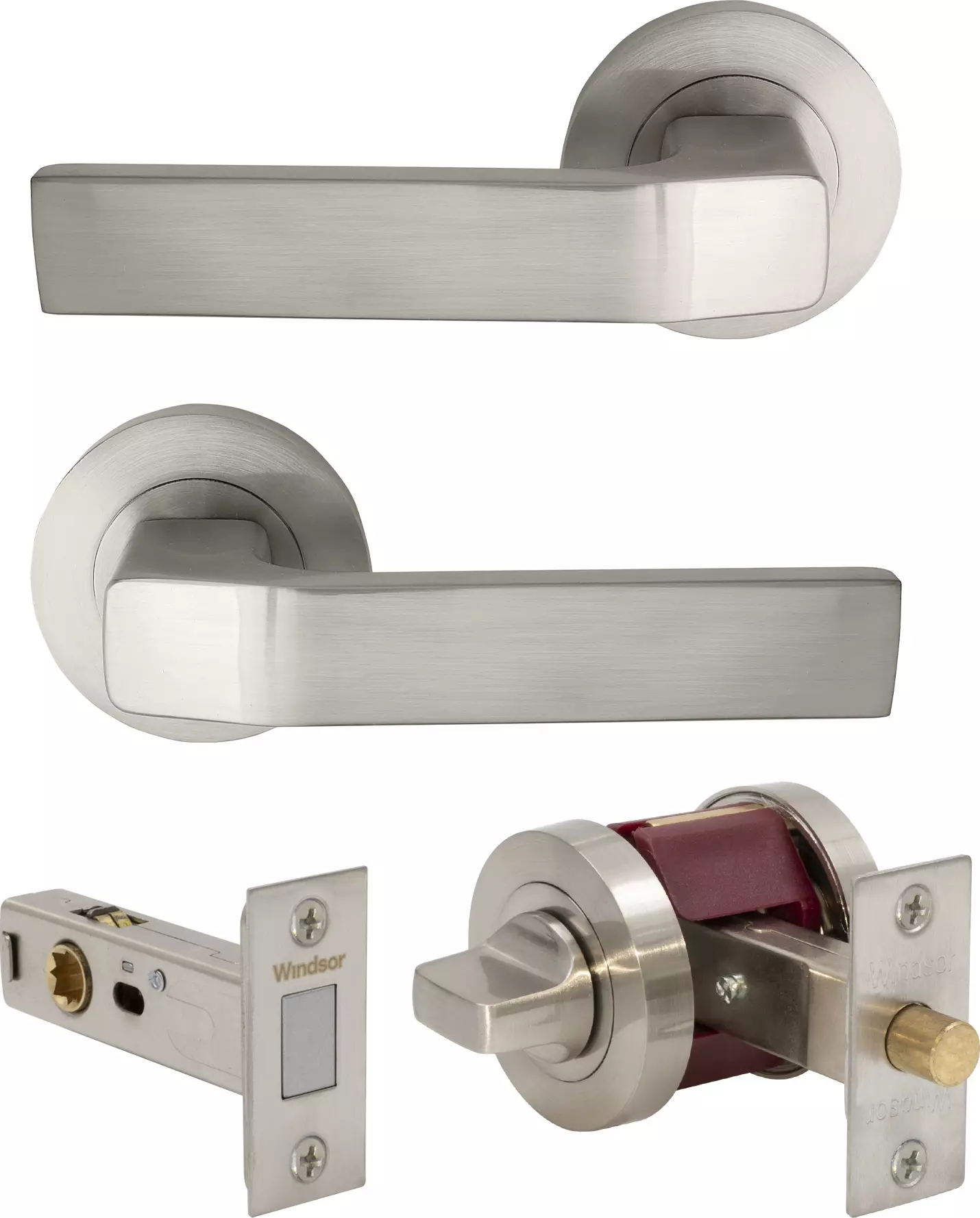 Qube - Round Rose Privacy Set - Magn. Latch - BN