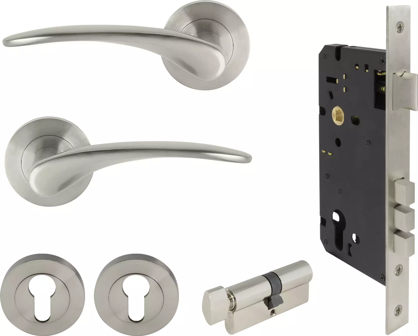 Apollo - Round Rose K/T Entrance Set - BN