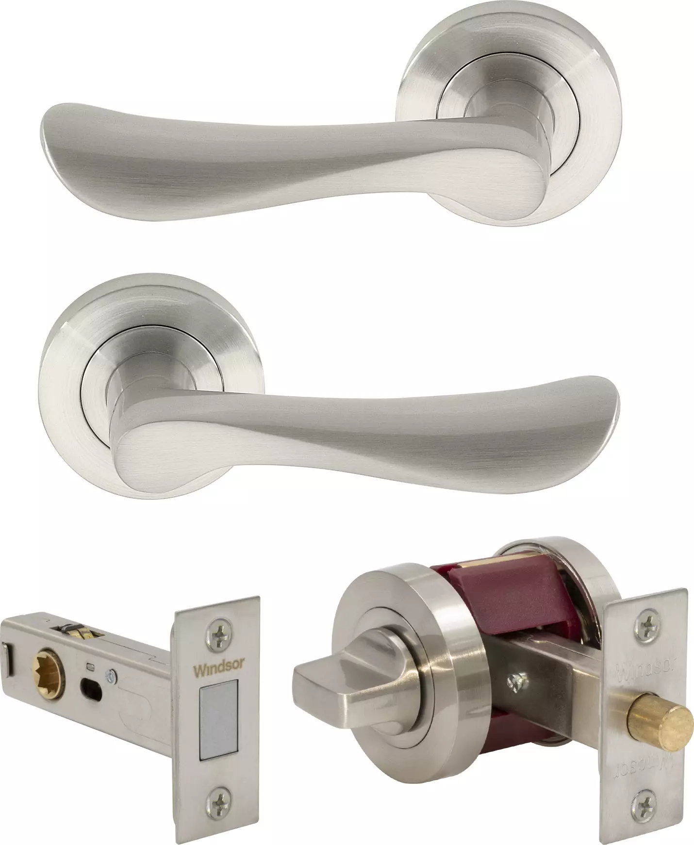 Juno - Round Rose Privacy Set - Magn. Latch - BN