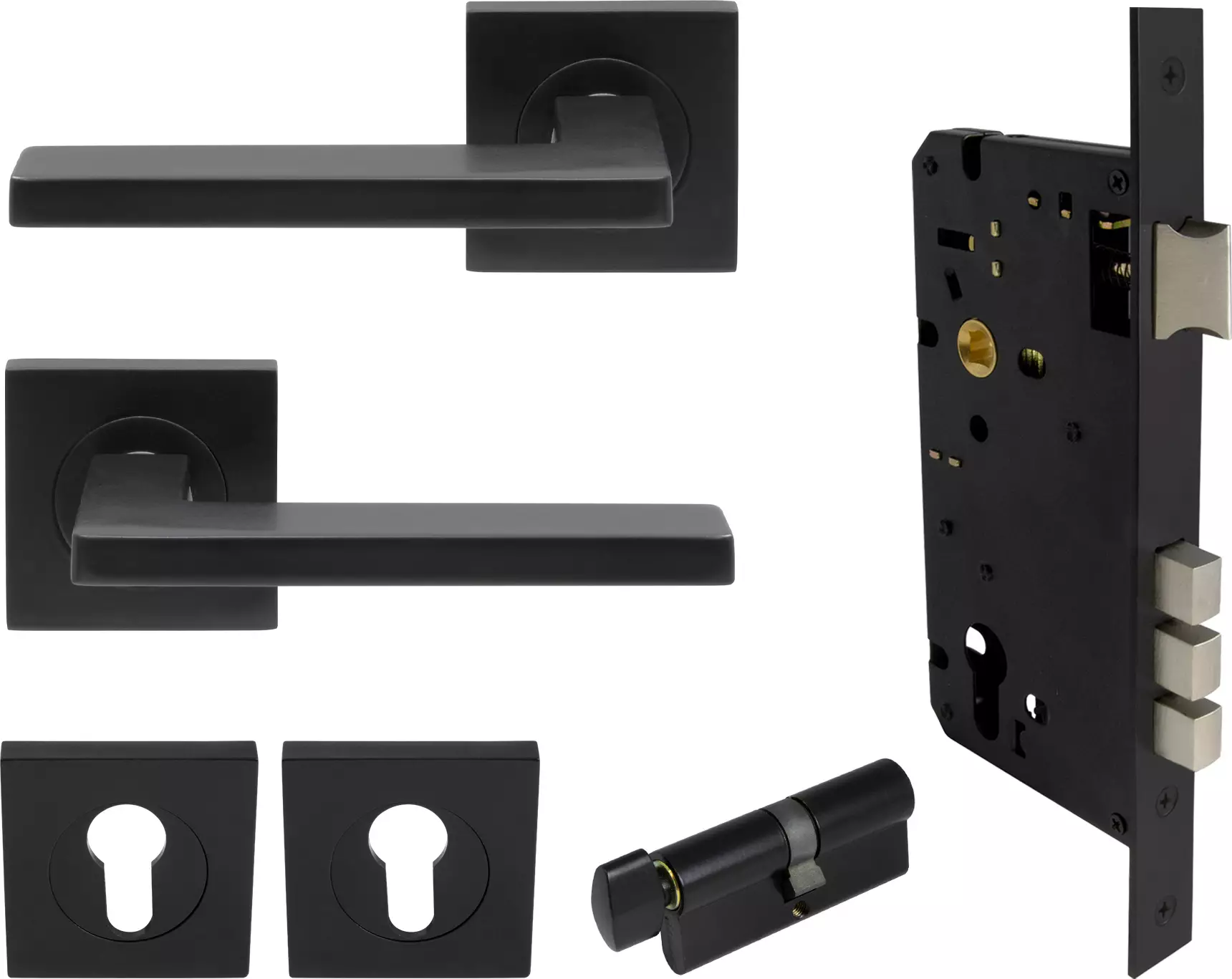 Vector Elite - Square Rose Entrance Set - BLK