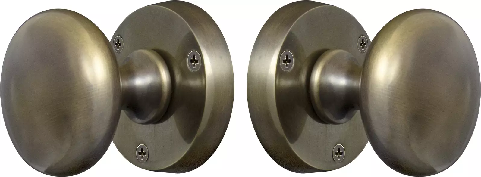 Traditional Round Sutton Knob on Rose