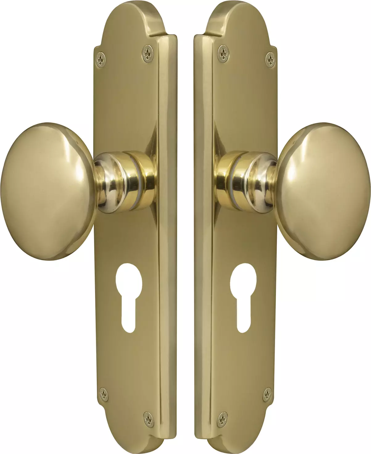 Sutton Victorian Longplate - Euro 48mm Handles - PB