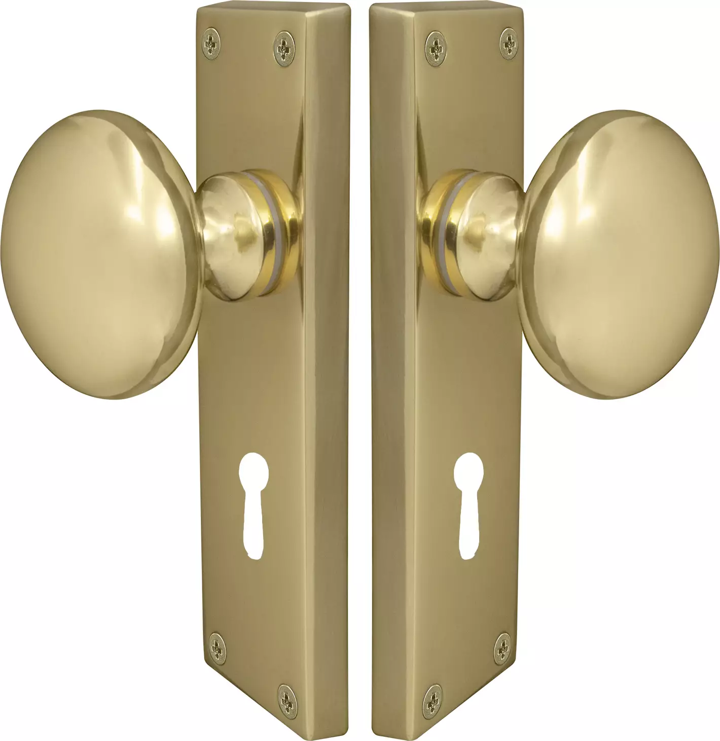 Sutton Square Longplate - Lever Handles - UB