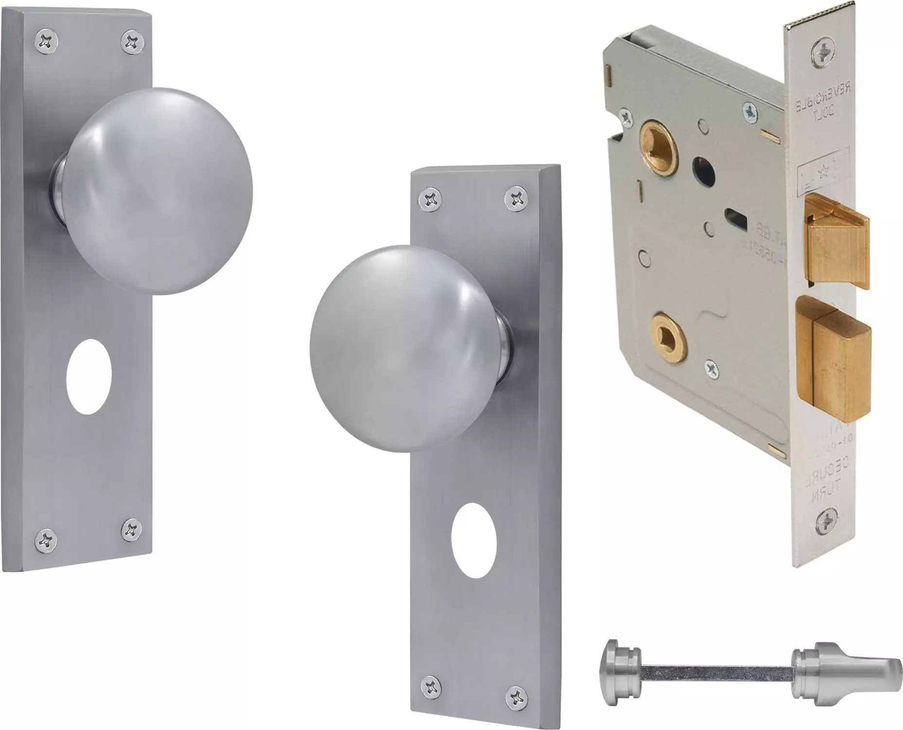 Sutton Square Longplate - Privacy Set - SC