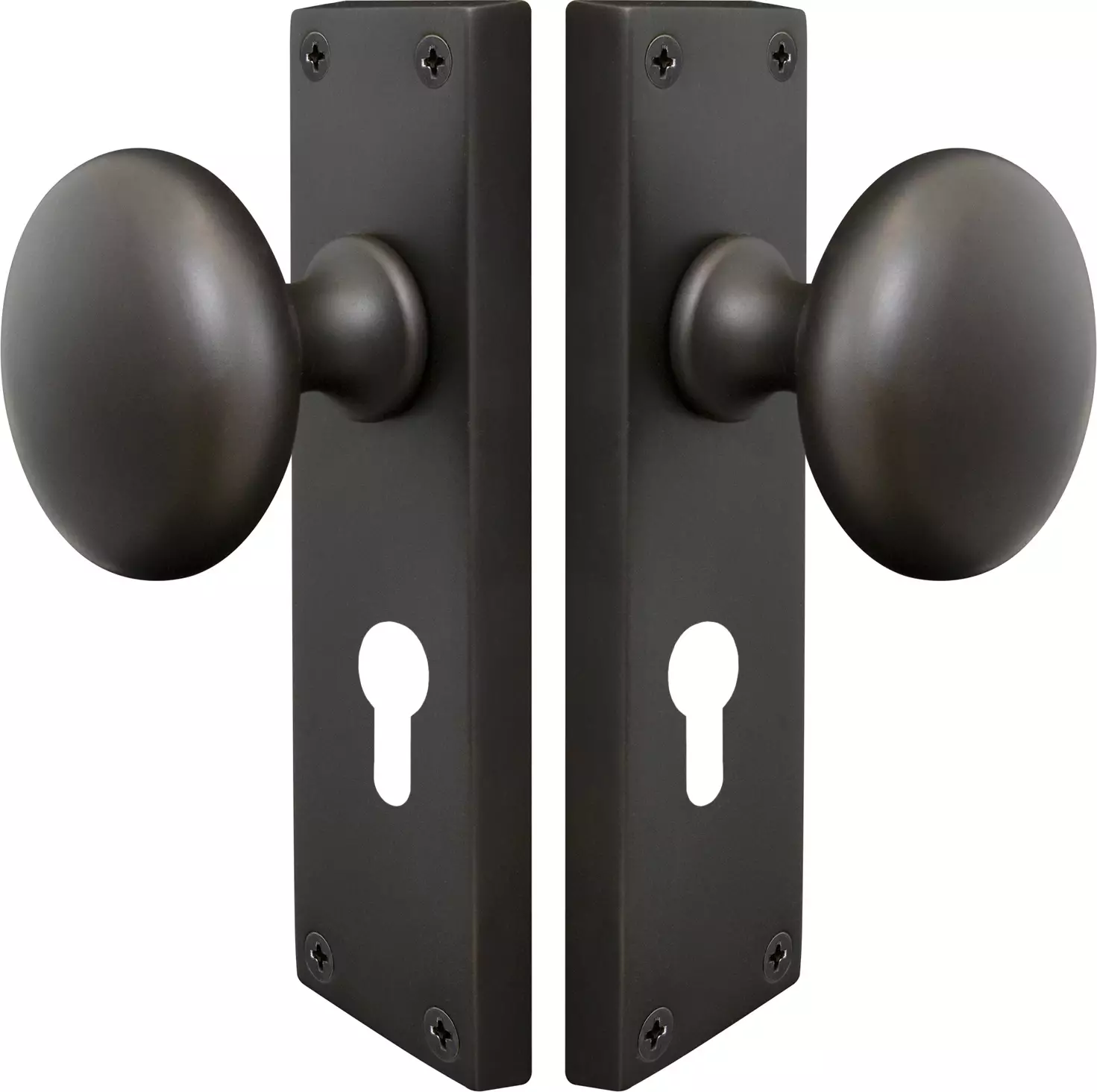 Sutton Square Longplate - Euro Handles - DRB