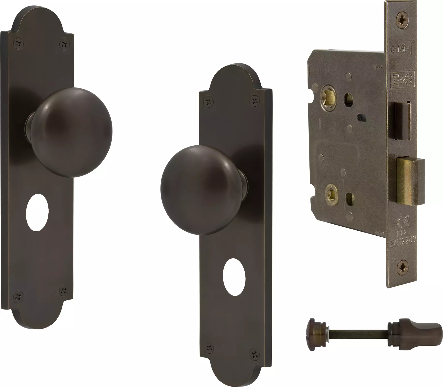 Sutton Victorian Longplate - Privacy Set - AB