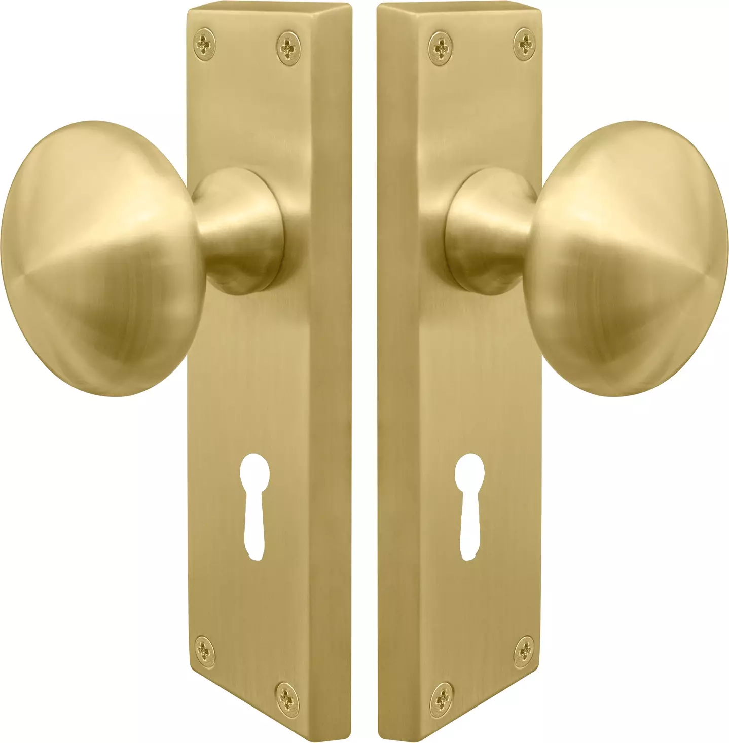 Sutton Square Longplate - Lever Handles - MSB