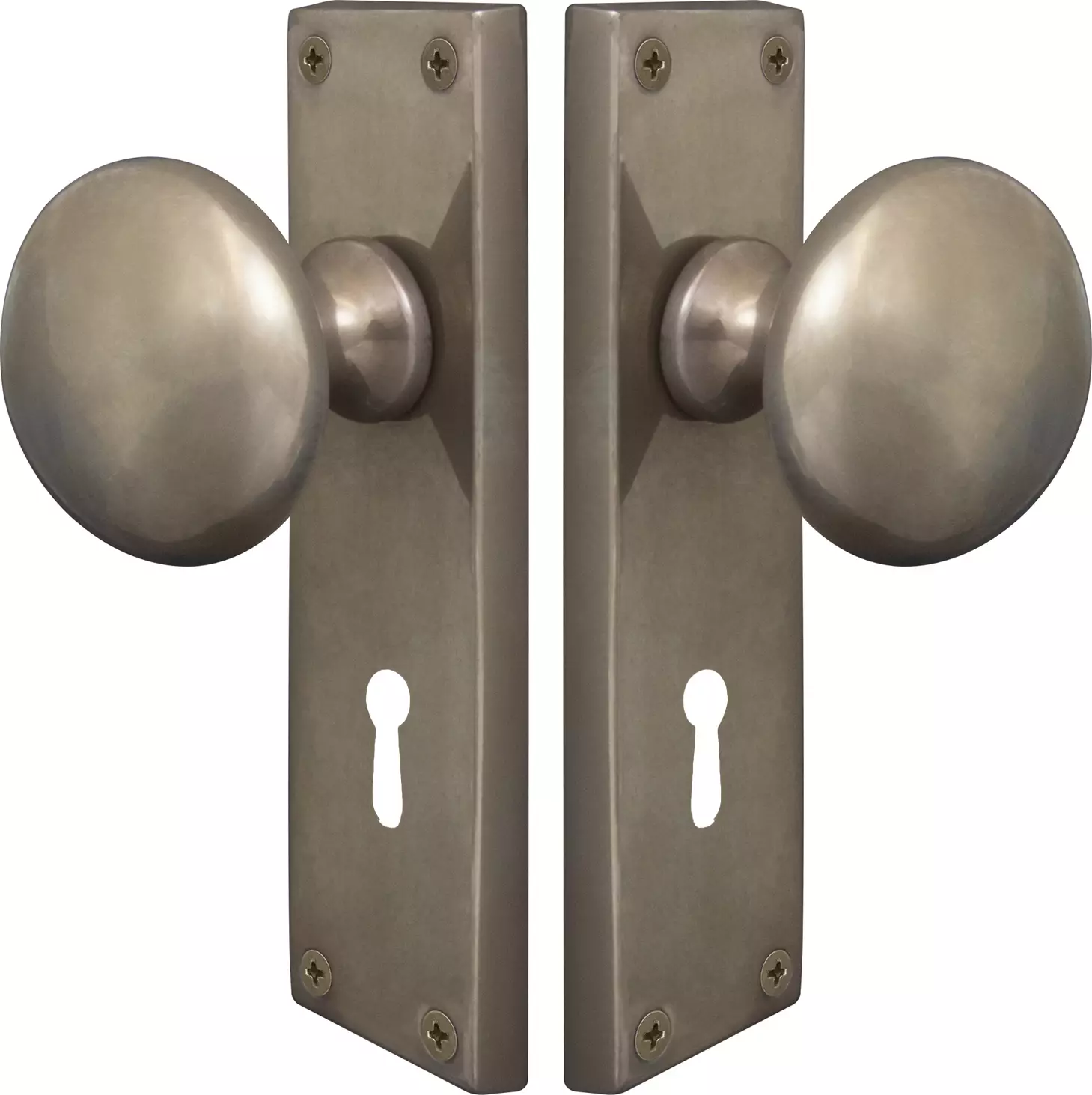 Sutton Square Longplate - Lever Handles - NB