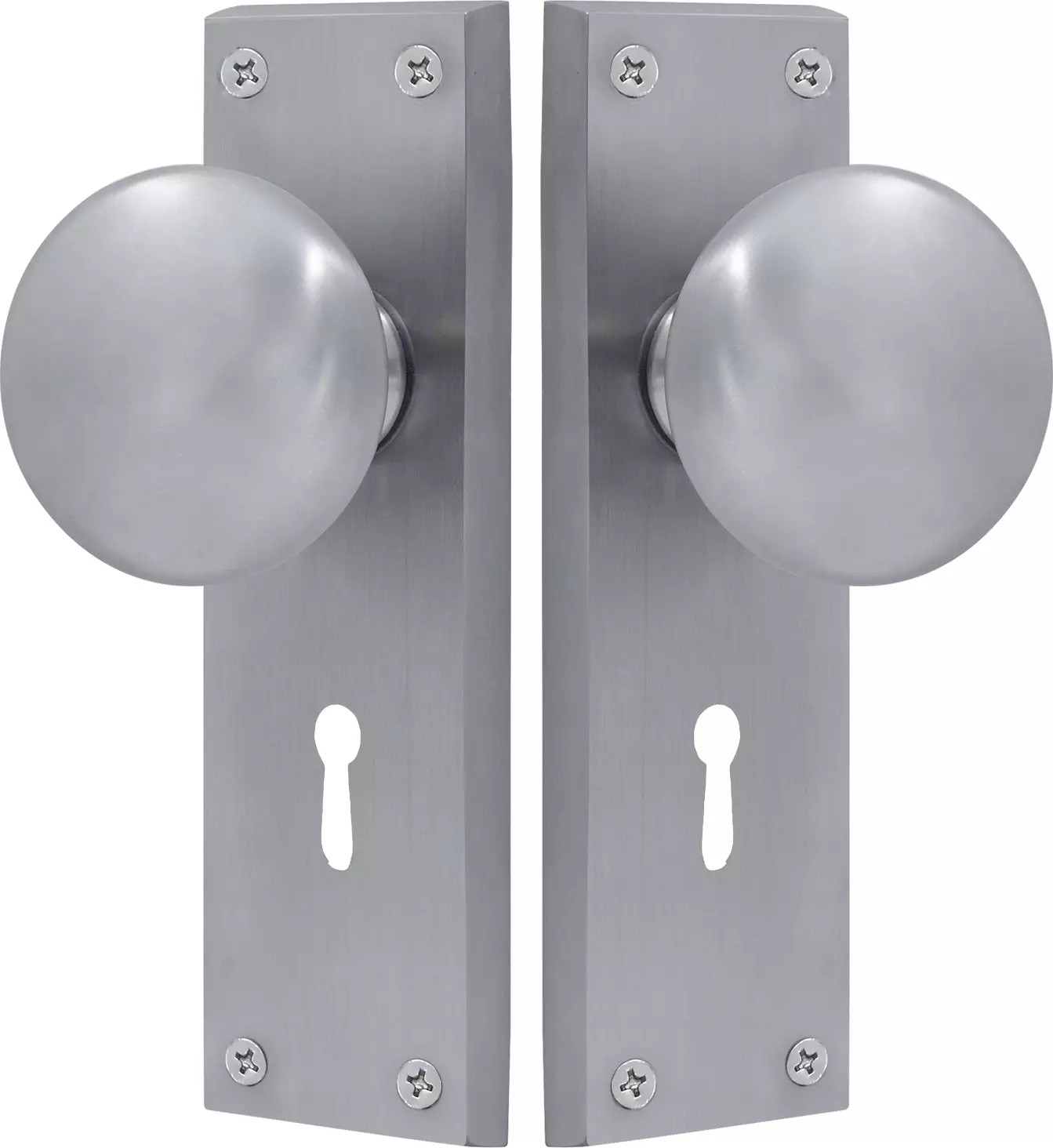 Sutton Square Longplate - Lever Handles - PC