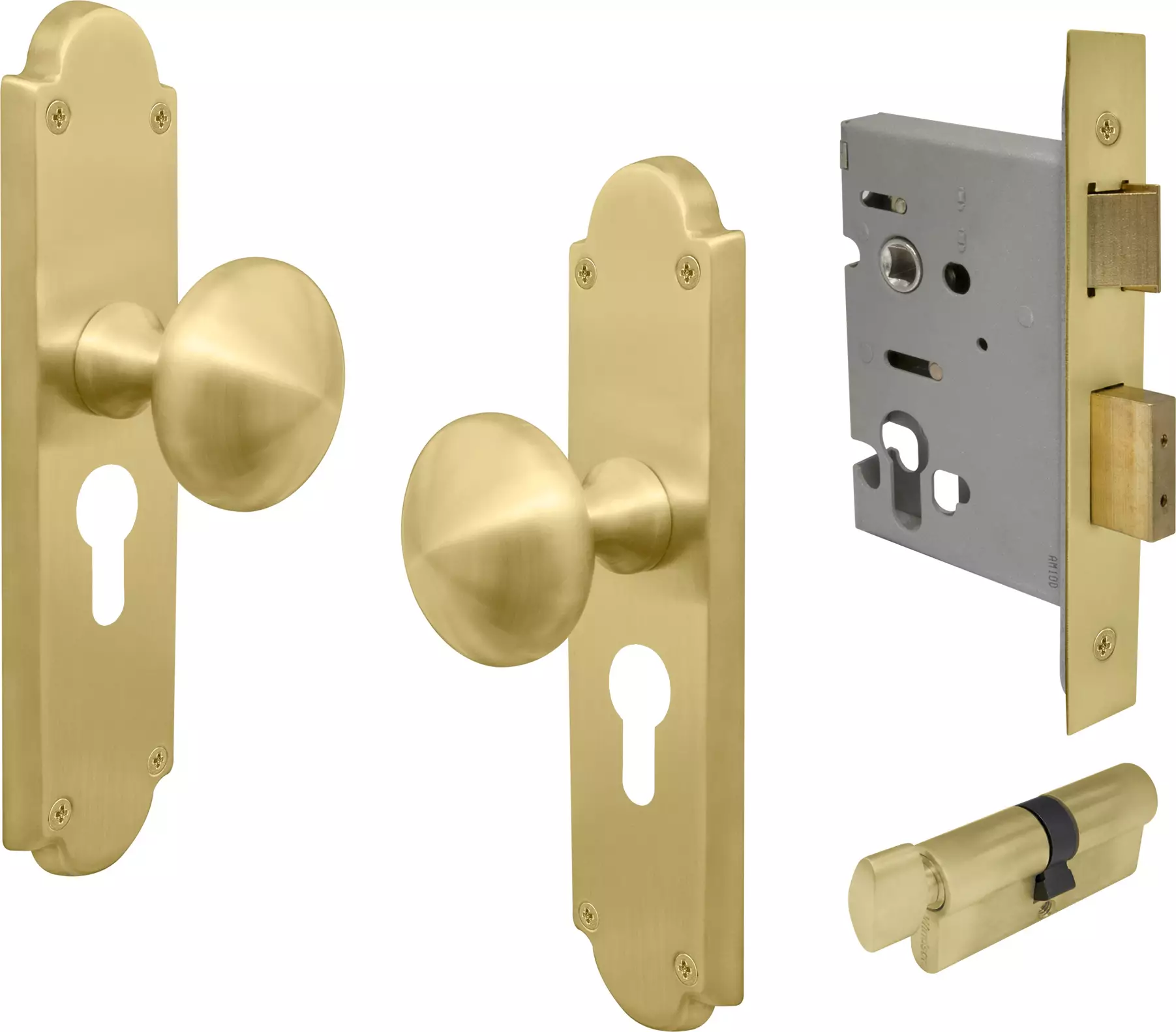 Sutton Victorian Longplate - Entrance Set - K/T - MSB