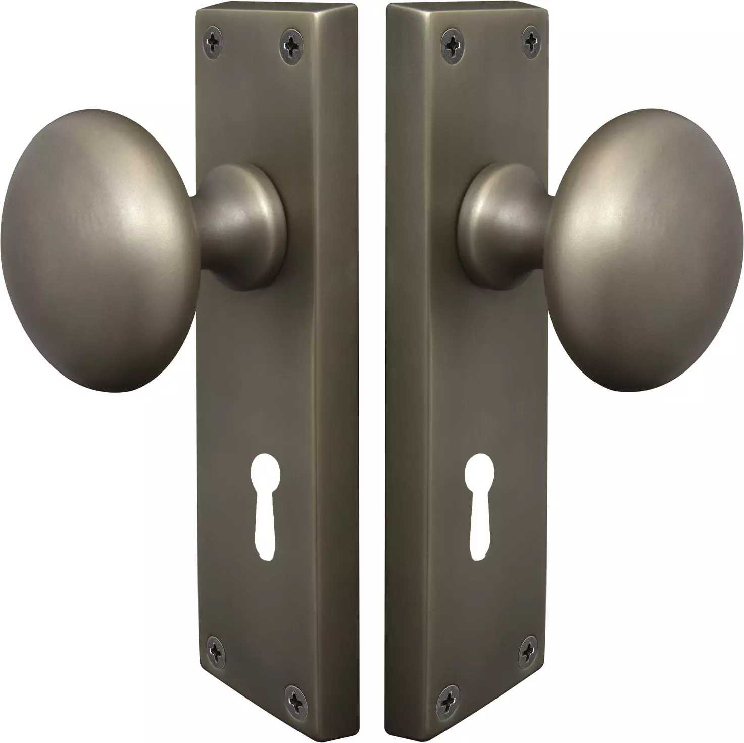 Sutton Square Longplate - Lever Handles - RB