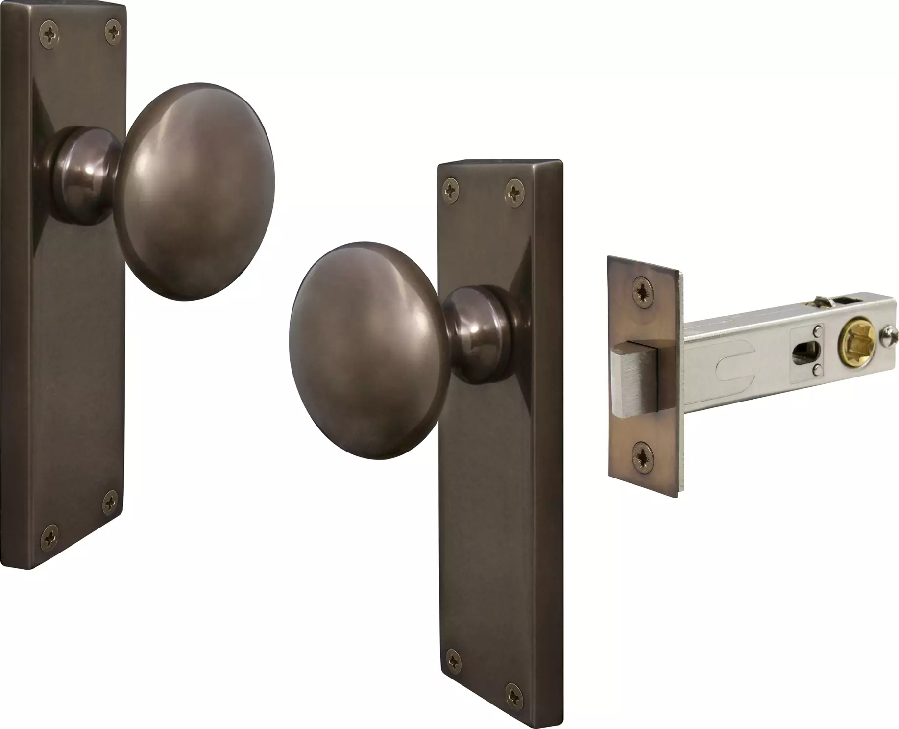 Sutton Square Longplate - Passage Set - AB