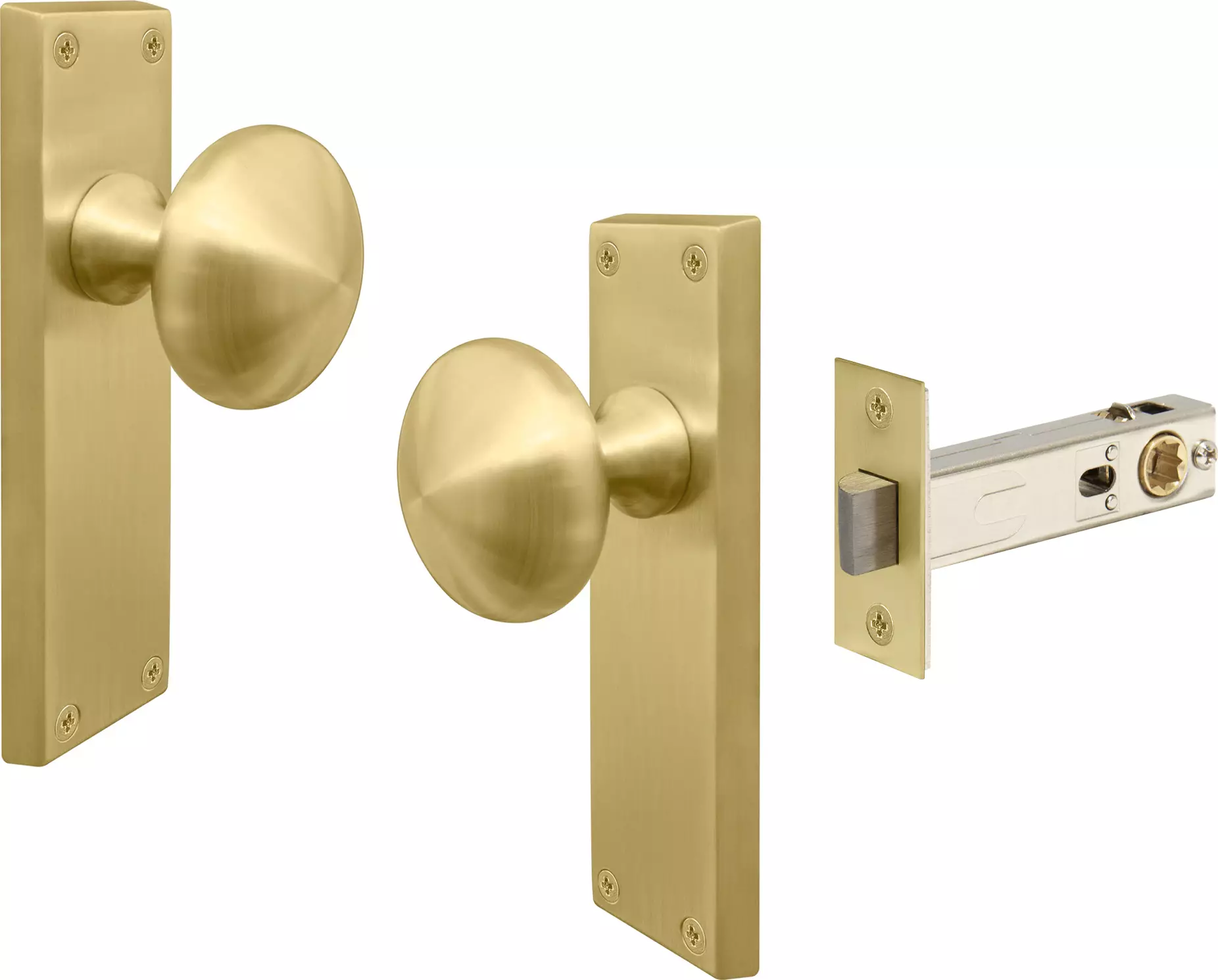 Sutton Square Longplate - Passage Set - MSB