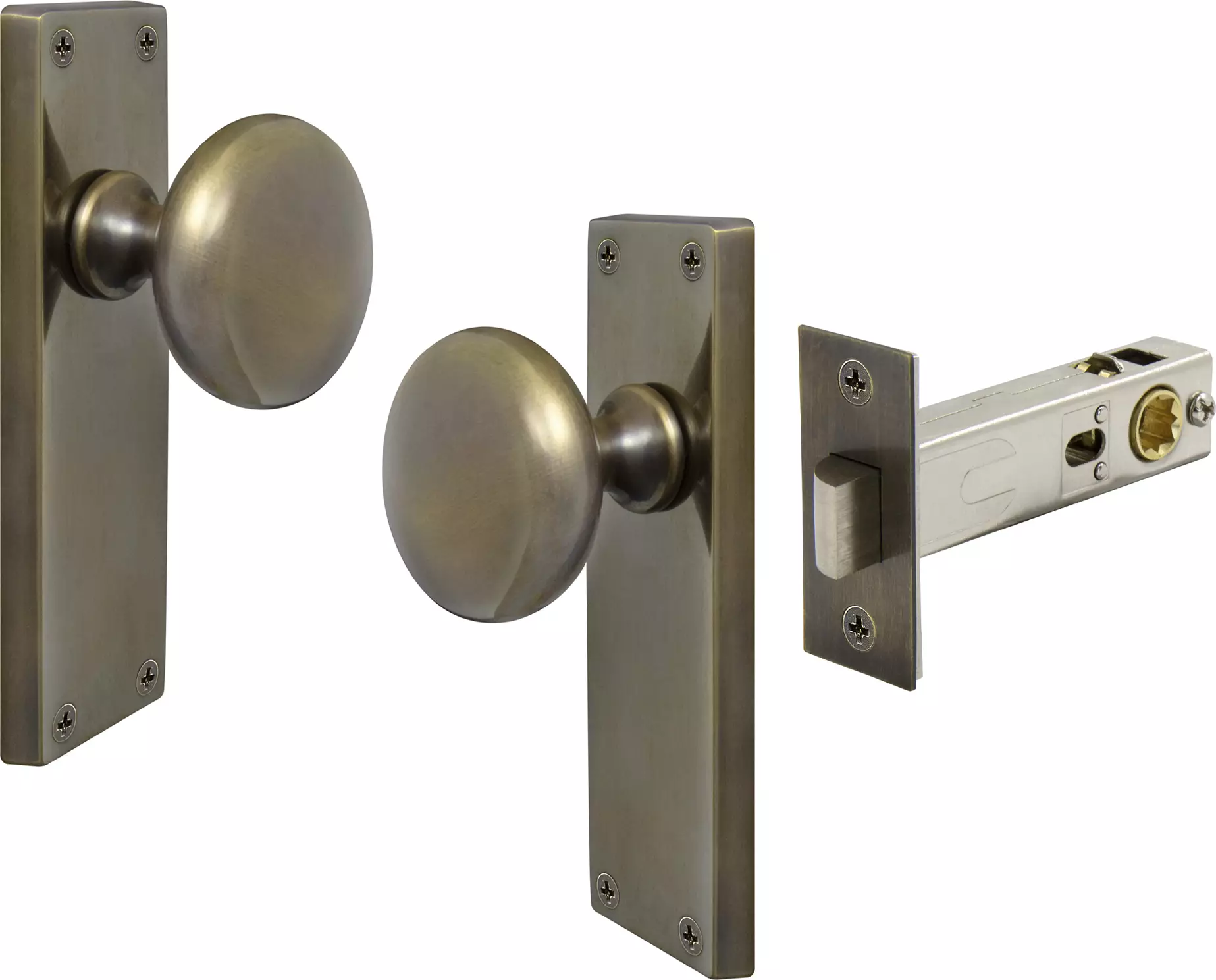 Sutton Square Longplate - Passage Set - ORB