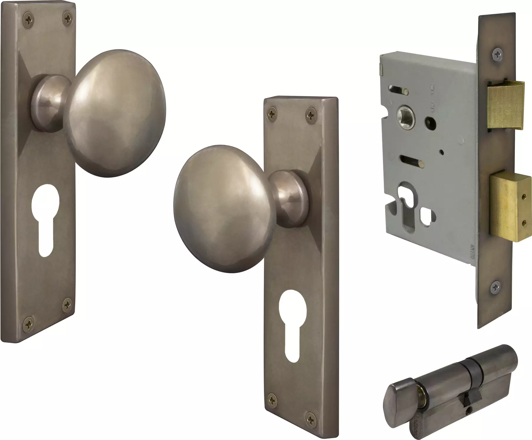 Sutton Square Longplate - Entrance Set - K/T - NB