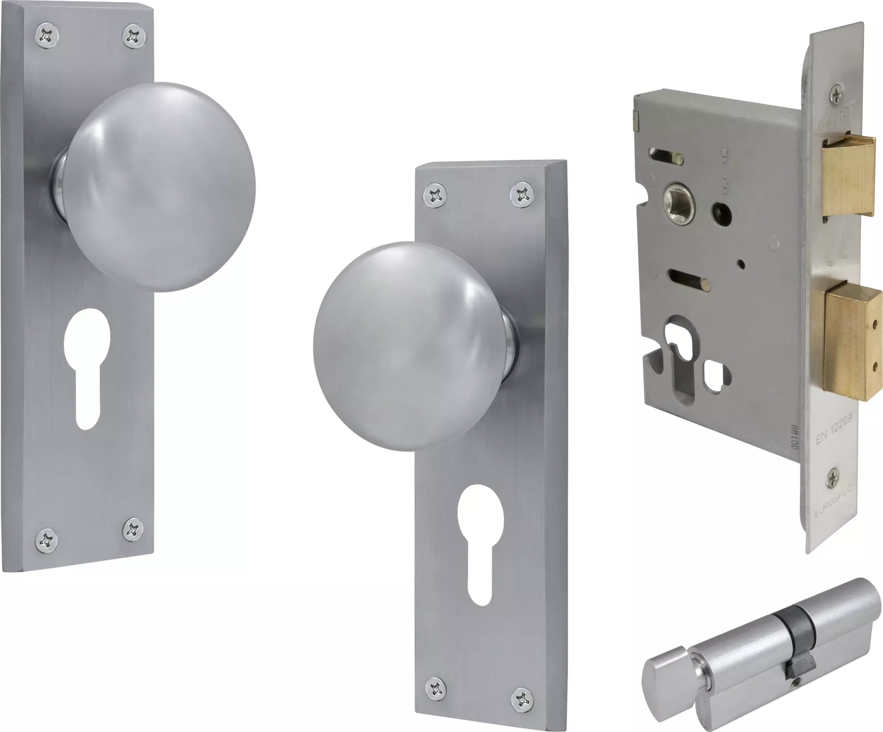 Sutton Square Longplate - Entrance Set - K/T - PC