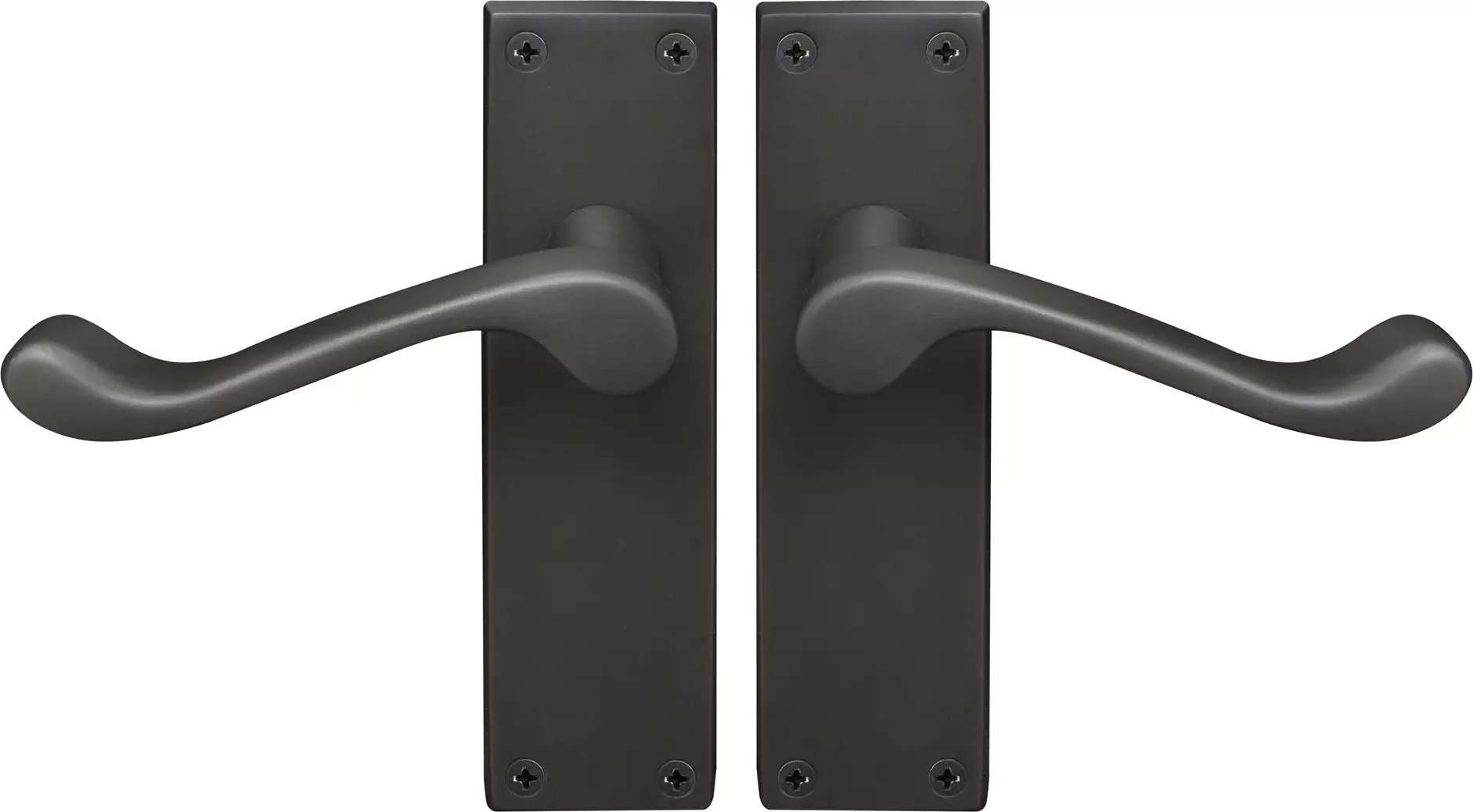 Traditional York Lever on Square Longplate