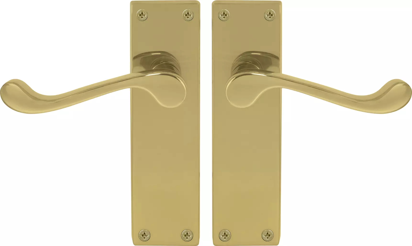 York Lever Longplate - Handle Set - UB