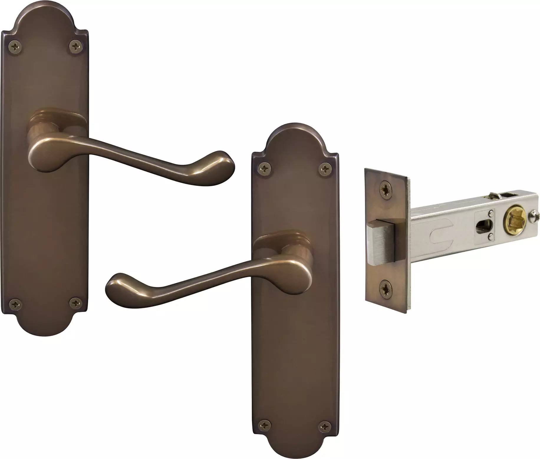 York Lever Victorian Plate - Passage Set - AB