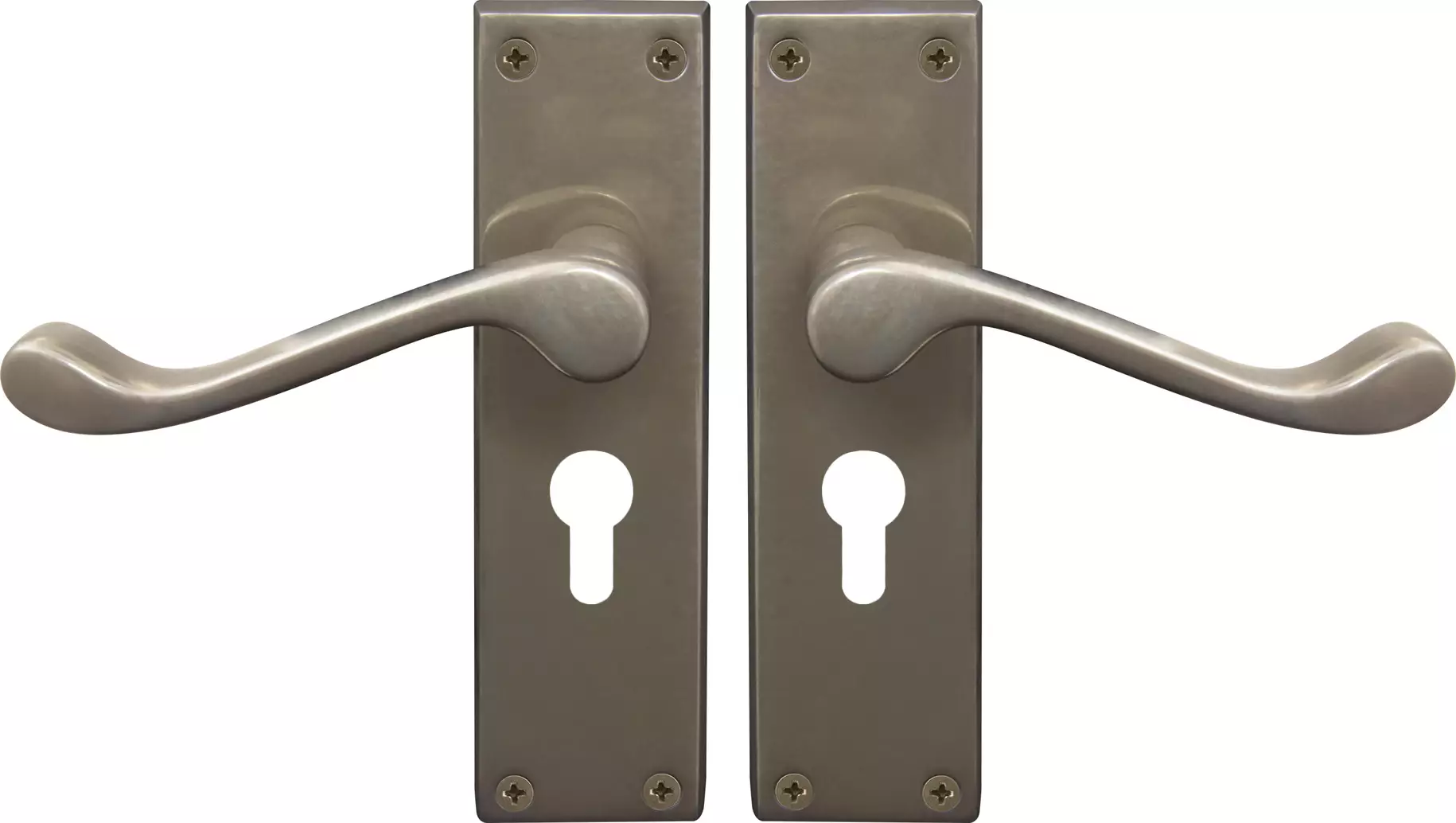 York Lever Longplate - Euro 48mm Handles - NB