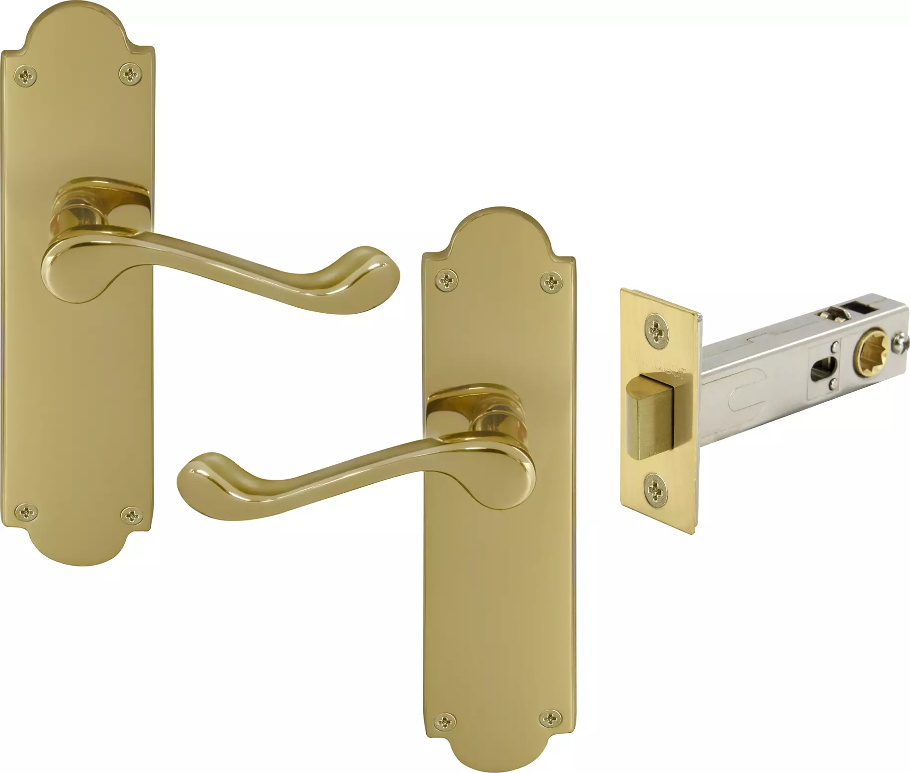 York Lever Victorian Plate - Passage Set - UB