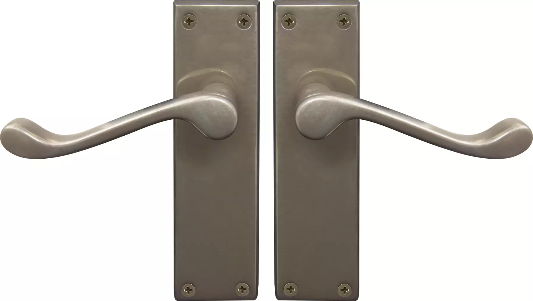 York Lever Longplate - Handle Set - NB