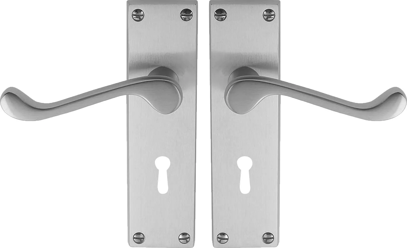 York Lever Longplate - Lever Lock Handle Set - PC