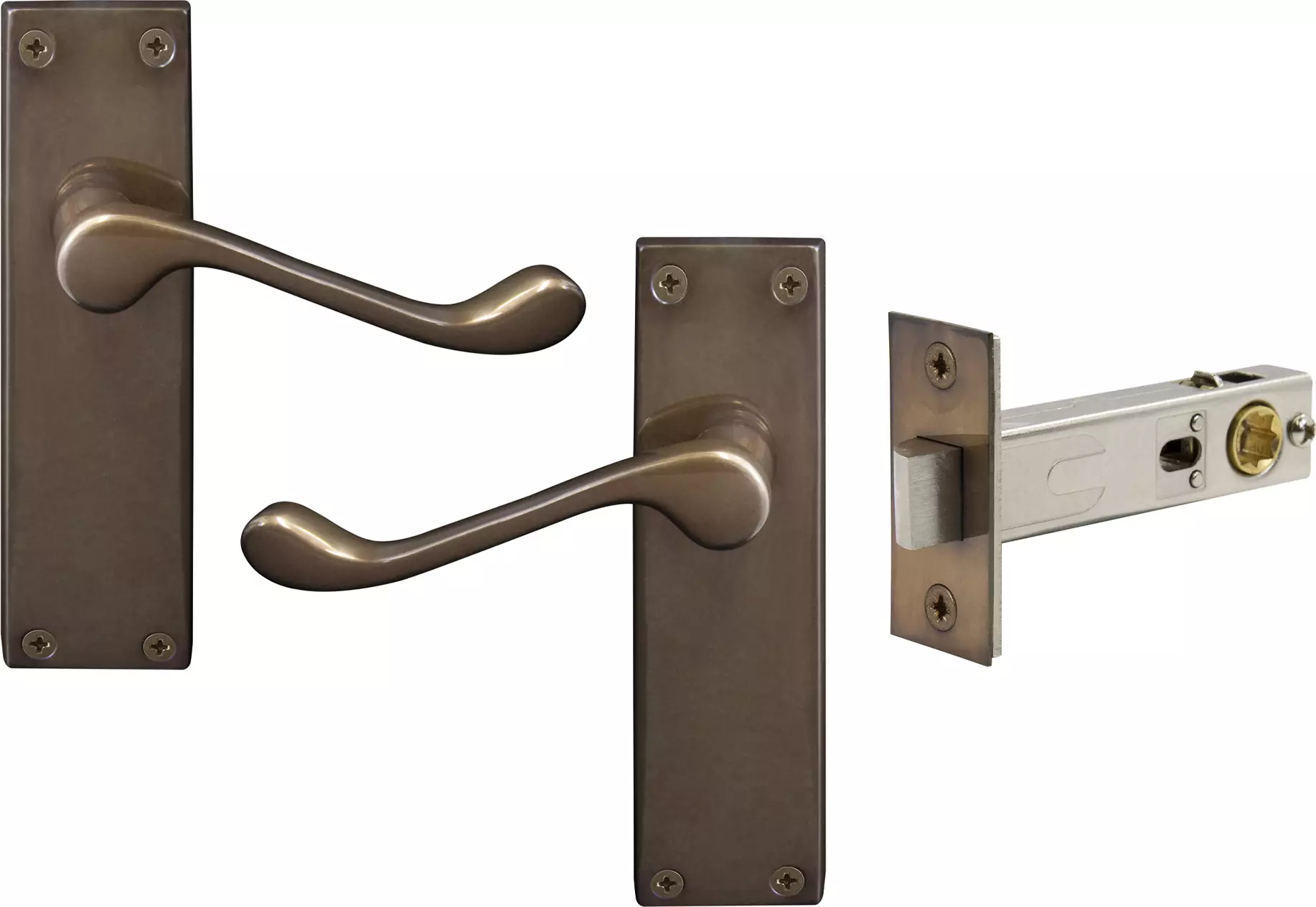 York Lever Longplate - Passage Set - AB