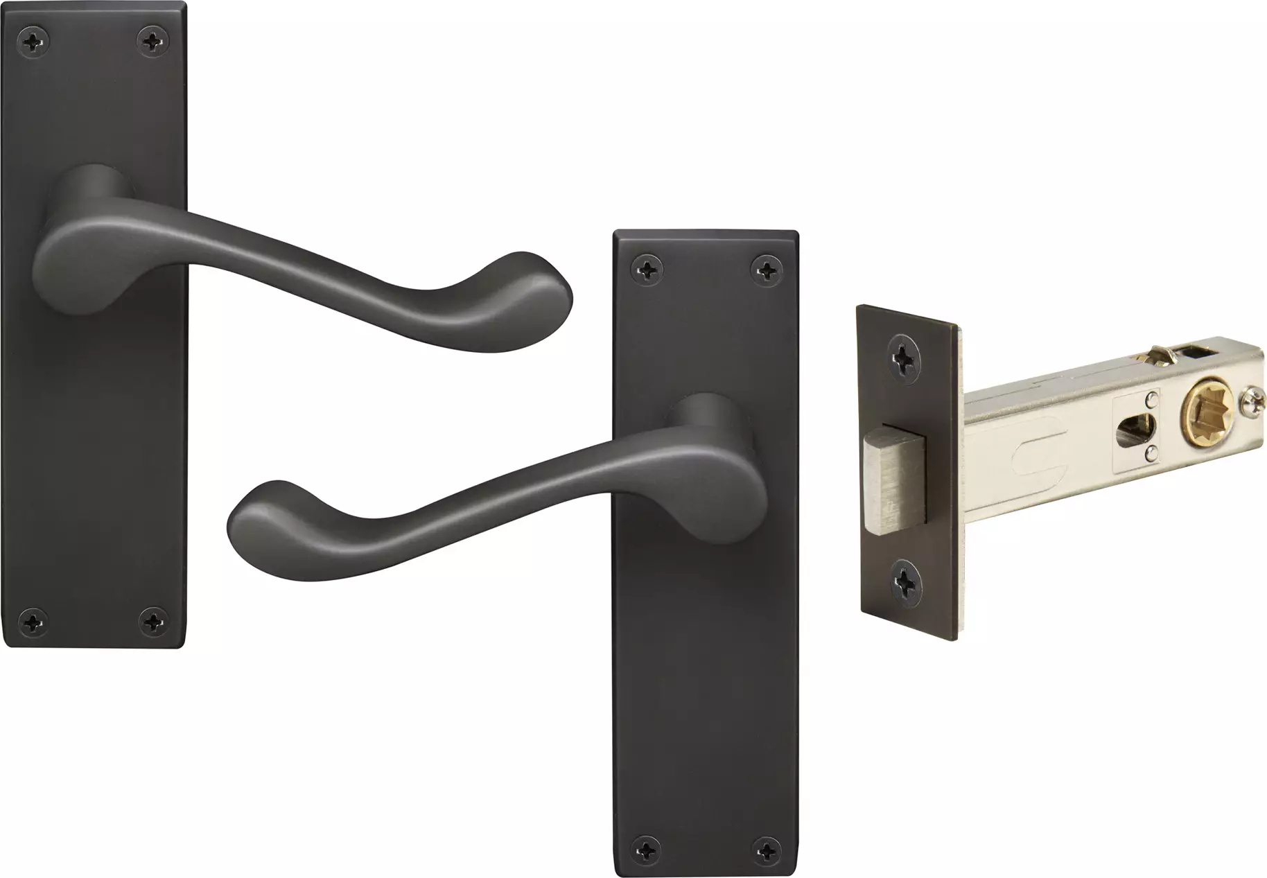 York Lever Longplate - Passage Set - DRB