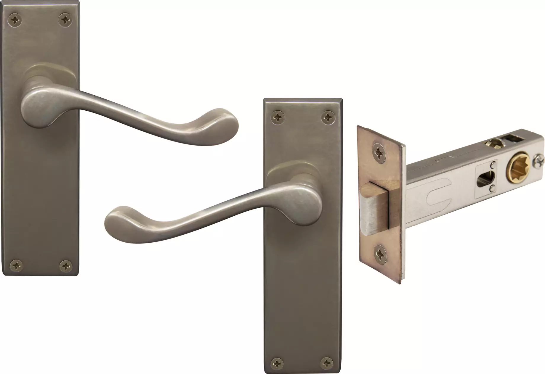 York Lever Longplate - Passage Set - NB