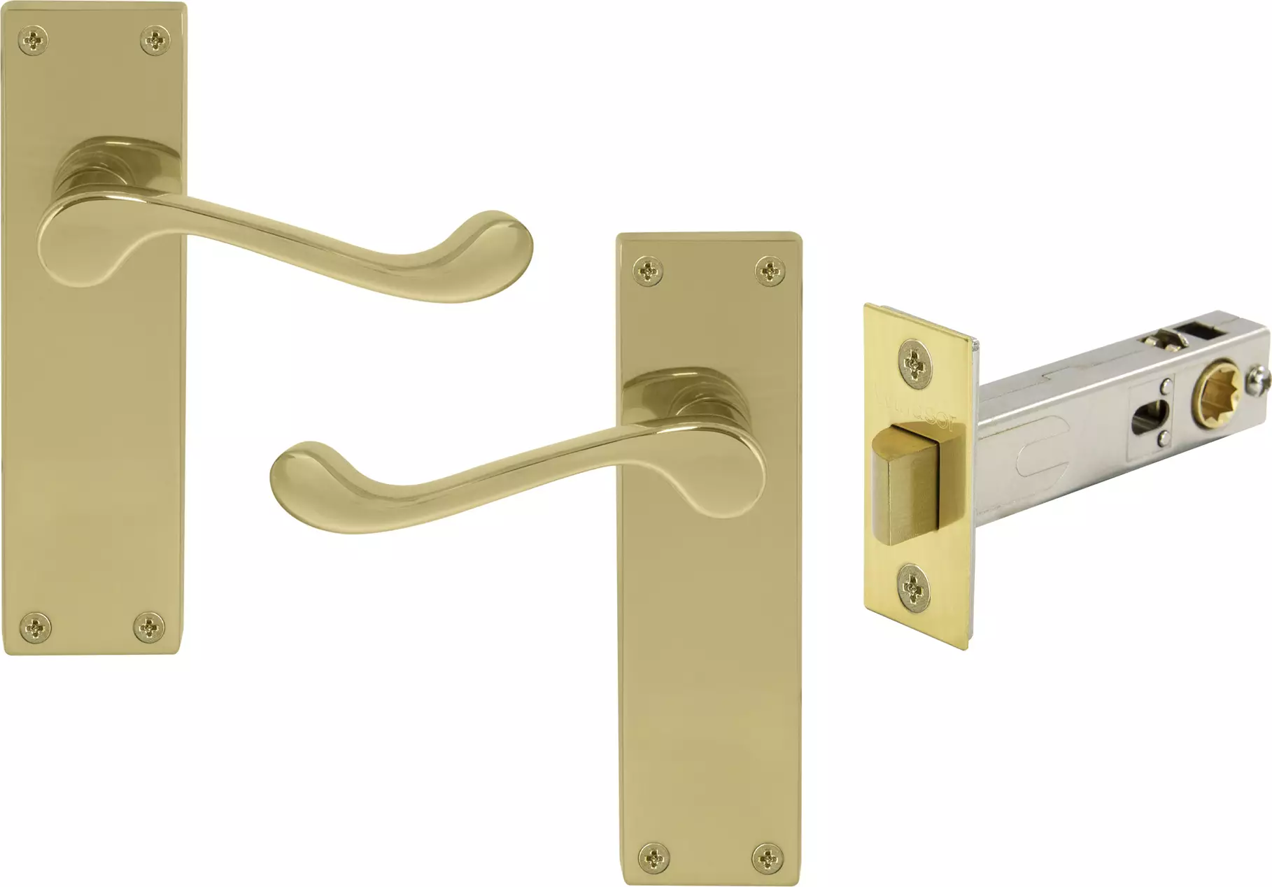 York Lever Longplate - Passage Set - PB