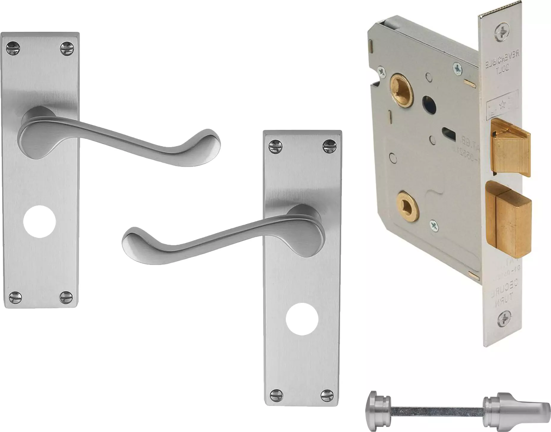 York Lever Longplate - Privacy Set - PC