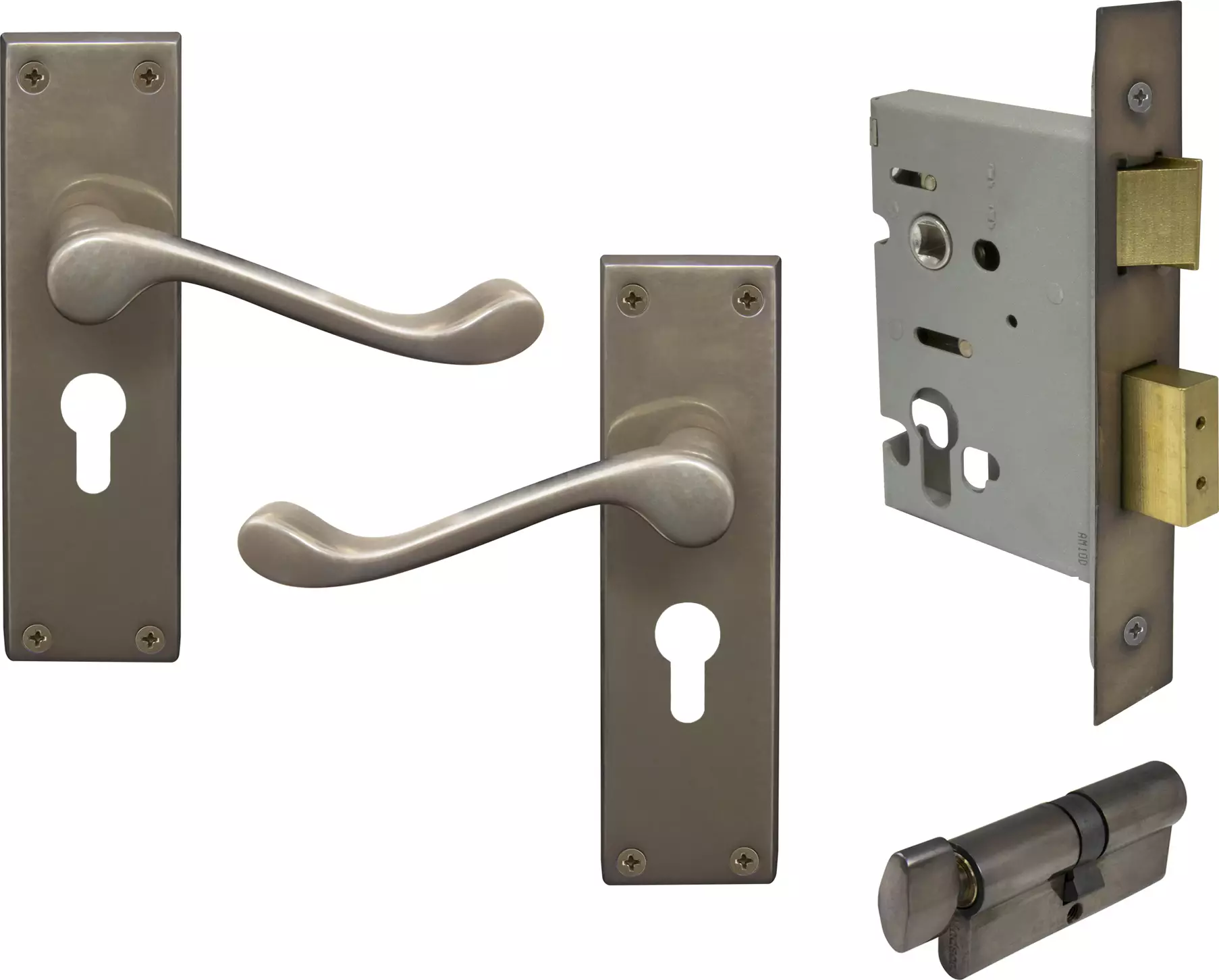 York Lever Longplate - Entrance Set - K/T - NB