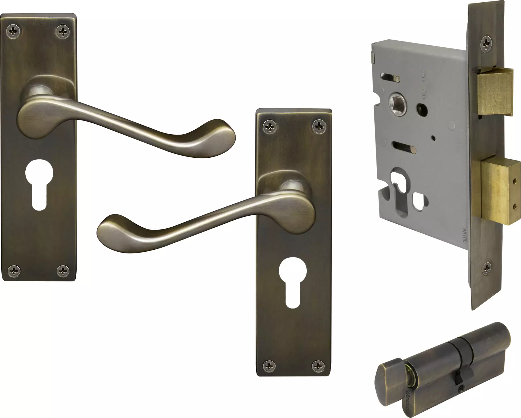 York Lever Longplate - Entrance Set - K/T - ORB